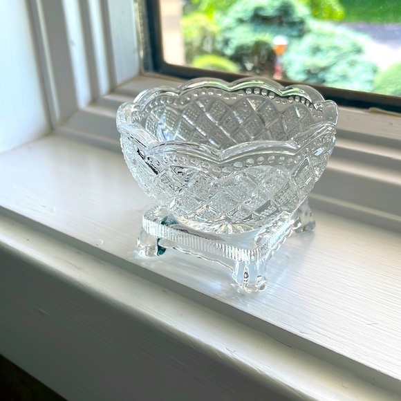 Fostoria glass  open salt cellar for Avon 1960 - Picture 1 of 3